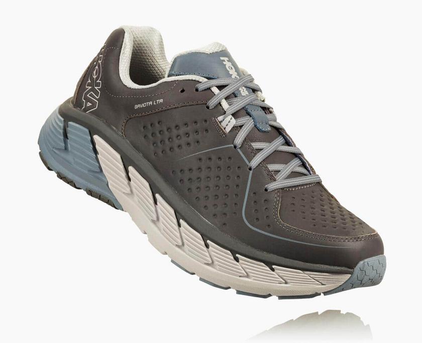 Hoka One One M Gaviota Leather Stability Running Shoes NZ C416-932
